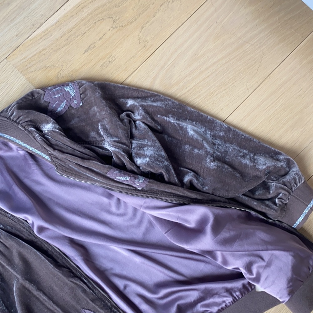 Violet Soft Bomber Jacket - image 2